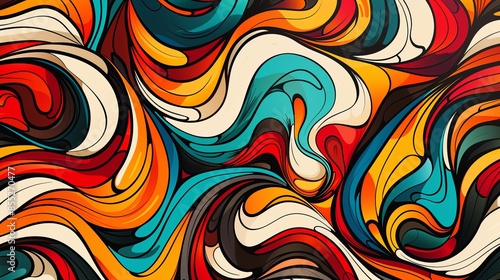 abstract lines seamless wallpaper