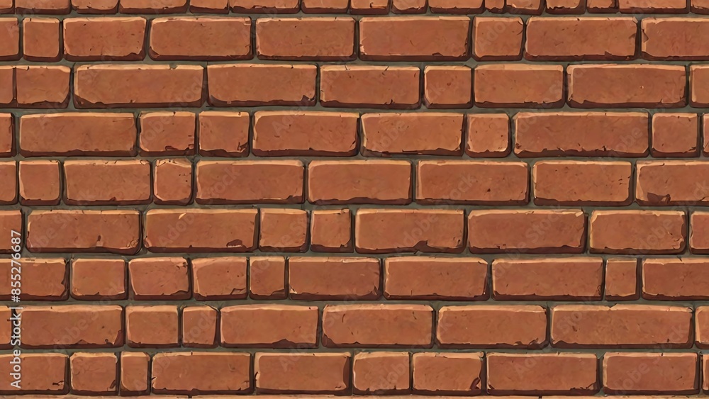 Crimson Brick Canvas Seamless Tiling Texture Design Crimson Brick Canvas Seamless Tiling Texture Design