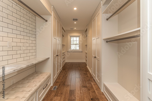 Elegant Bathroom with Built-in Storage