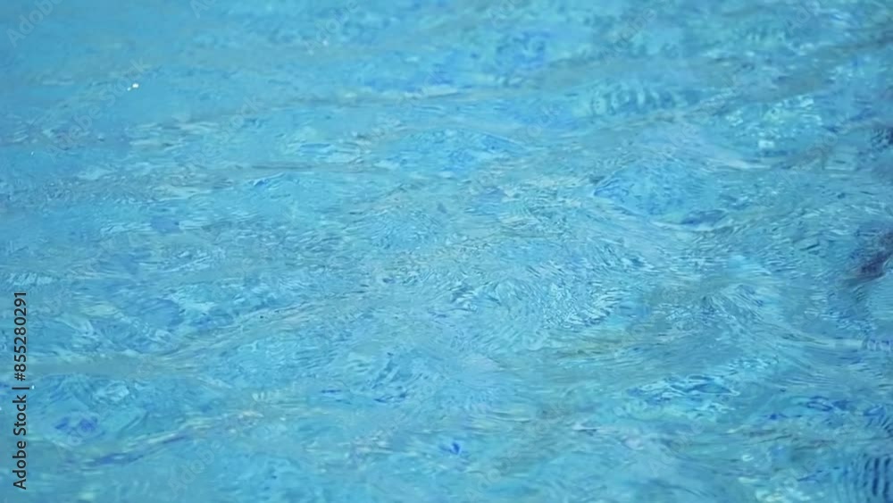 Caustic water with light and ripples on the water surface in slow motion 300fps Caustic water with light and ripples on the water surface in slow motion 300fps