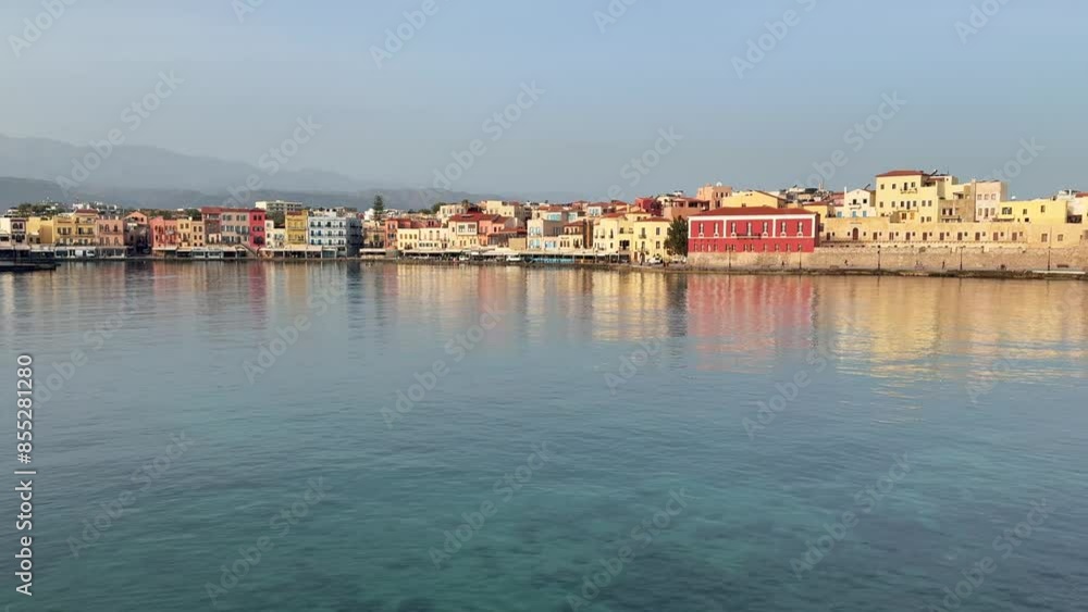 Aerial view of Chania with the amazing lighthouse, Greece. Beautiful Old city, Greece and best scenic places - panorama of picturesque old town Chania. Crete island, Panoramic, Travel Concepts Aerial view of Chania with the amazing lighthouse, Greece. Beautiful Old city, Greece and best scenic places - panorama of picturesque old town Chania. Crete island, Panoramic, Travel Concepts