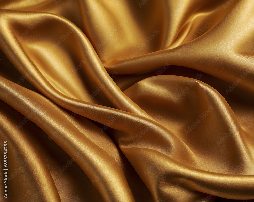 Fototapeta premium Gold metallic background, linen texture design