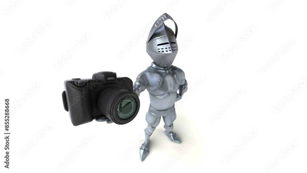 Fun 3D cartoon knight with alpha channel Fun 3D cartoon knight with alpha channel