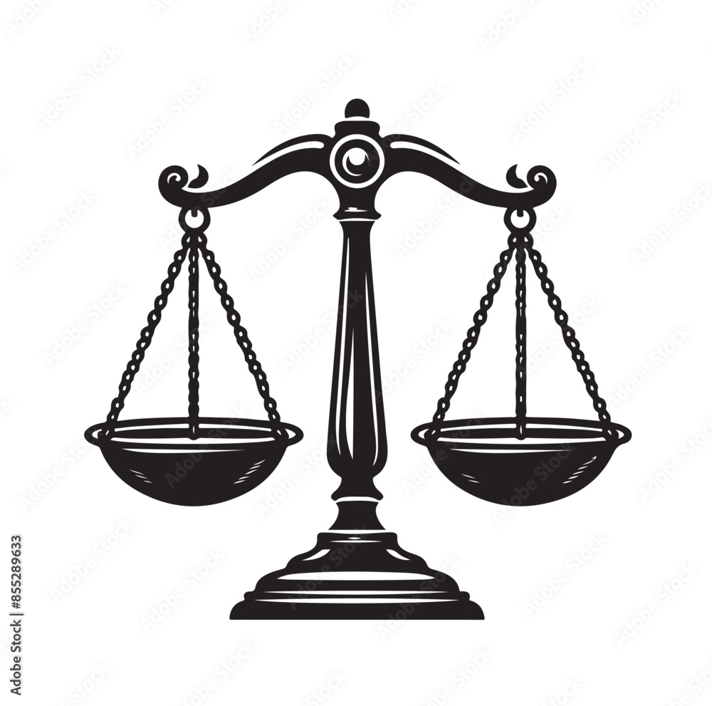 Weight scale silhouette vector art Weight scale silhouette vector art