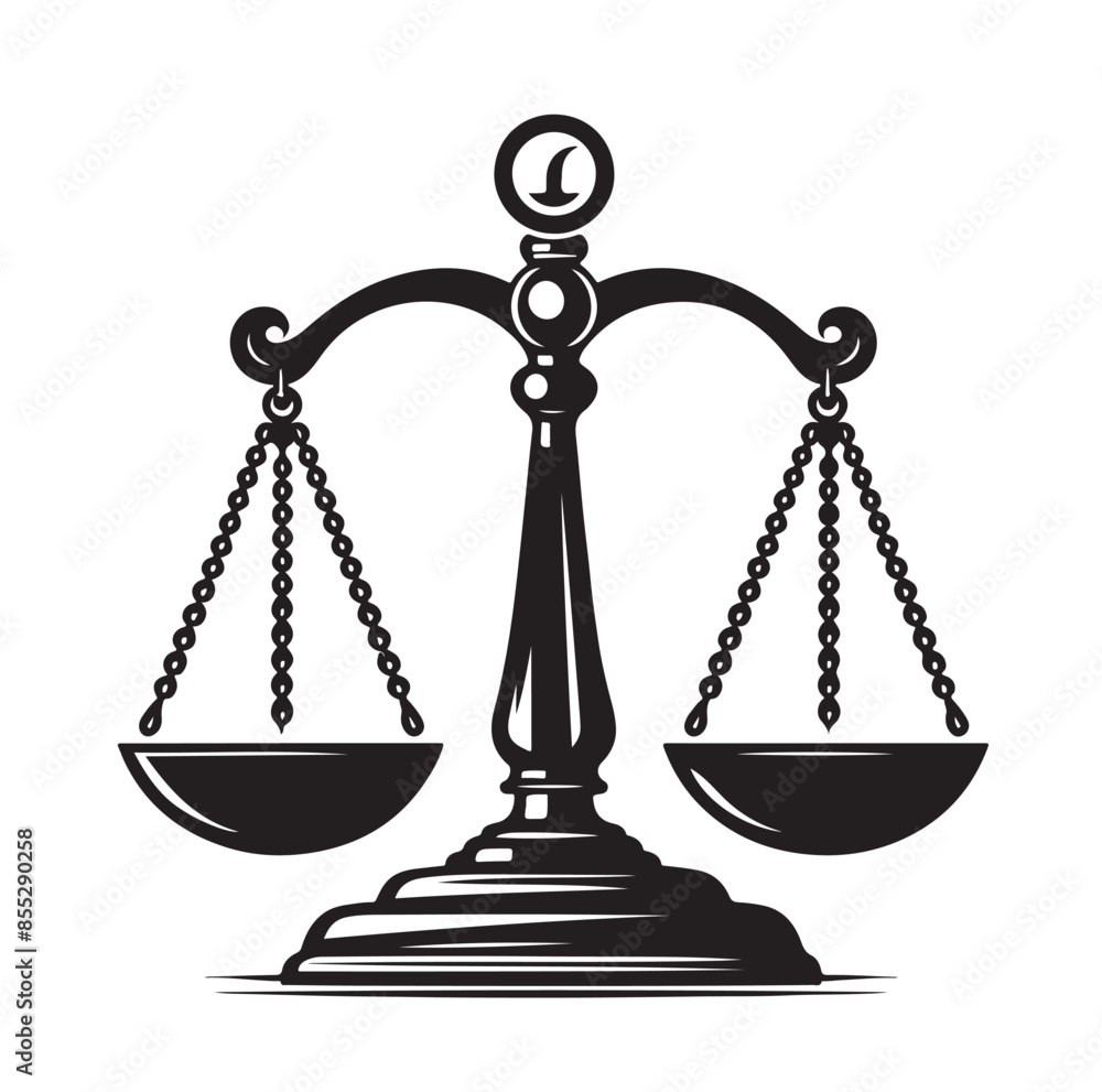 Weight scale silhouette vector art Weight scale silhouette vector art