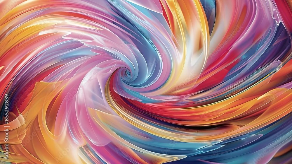 Vibrant swirls of abstract colors in motion Vibrant swirls of abstract colors in motion