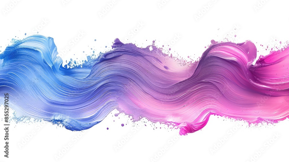 Abstract Colorful Paint Swirl: Vibrant Blue and Pink Brush Strokes on White Background, Dynamic Artistic Expression for Creative Design and Modern Art Stock Photos Abstract Colorful Paint Swirl: Vibrant Blue and Pink Brush Strokes on White Background, Dynamic Artistic Expression for Creative Design and Modern Art Stock Photos