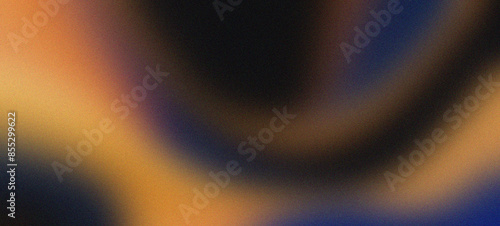 Delve into a rich blend of black, gold, royal blue, and peach, forming an abstract wave over a textured gradient background.