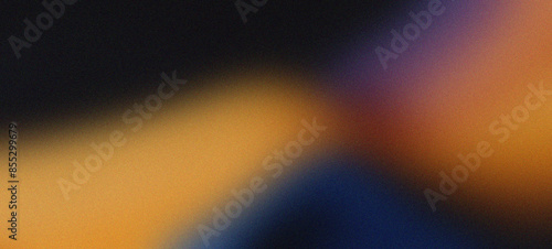Delve into a rich blend of black, gold, royal blue, and peach, forming an abstract wave over a textured gradient background.