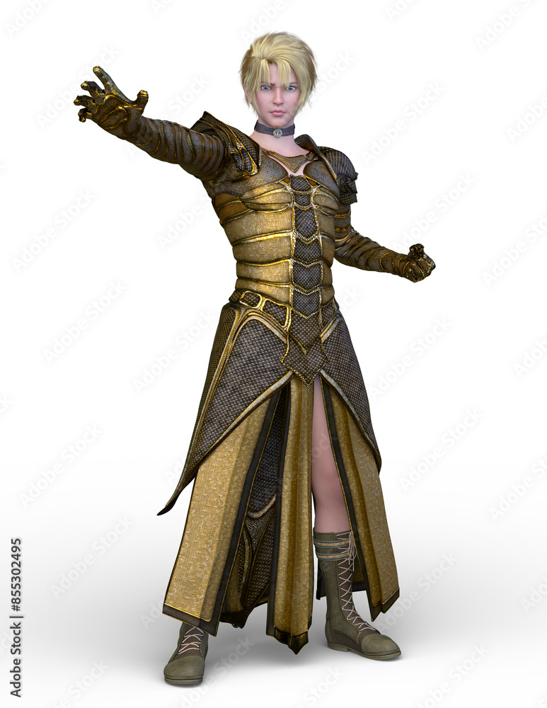 騎士　3DCGレンダリング