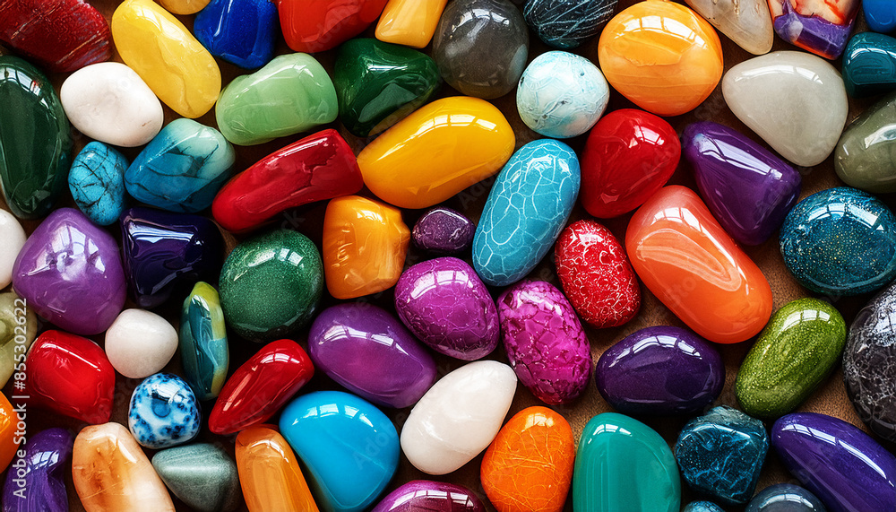 background of colorful gemstones background of colorful gemstones