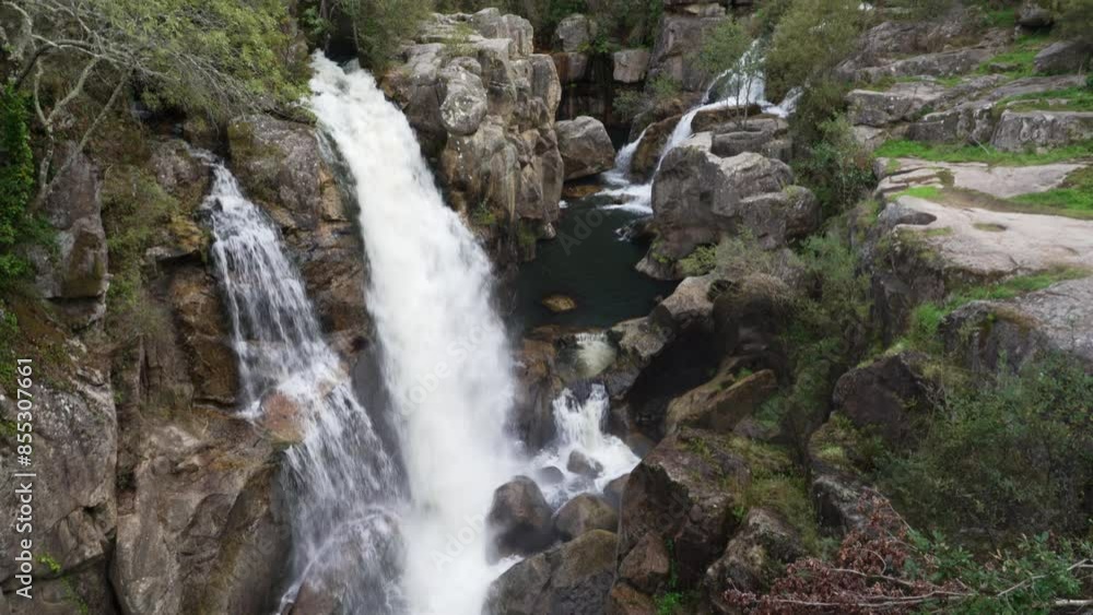 Ponte Mizarela, or Devils Bridge in Portugal. Ponte Mizarela, or Devils Bridge in Portugal.