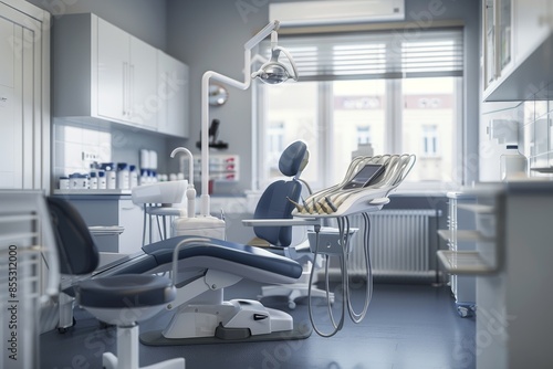 dentist in hospital office Generative AI