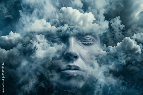 A Human Face Emerges From the Clouds