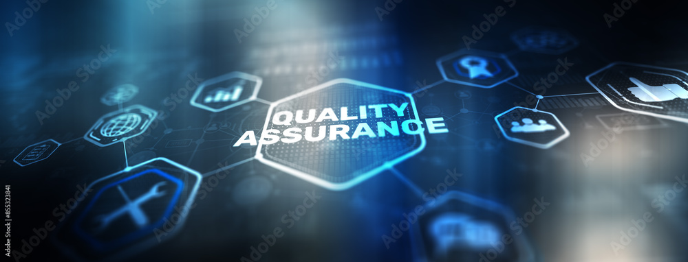 Quality Assurance Service Guarantee Standard. Universal business background Quality Assurance Service Guarantee Standard. Universal business background