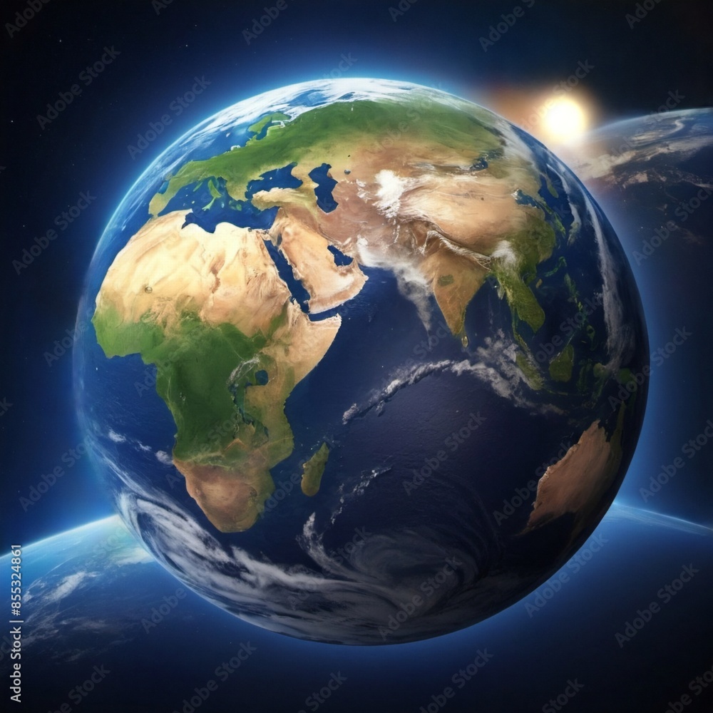 Fototapeta premium earth in space
