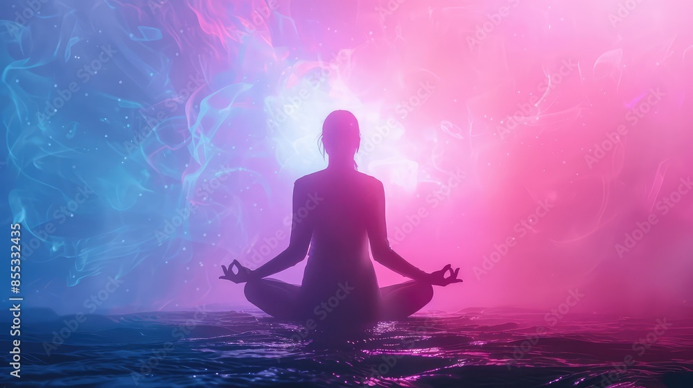 Inner Tranquility: Esoteric Spiritual Meditation in Lotus Position Inner Tranquility: Esoteric Spiritual Meditation in Lotus Position