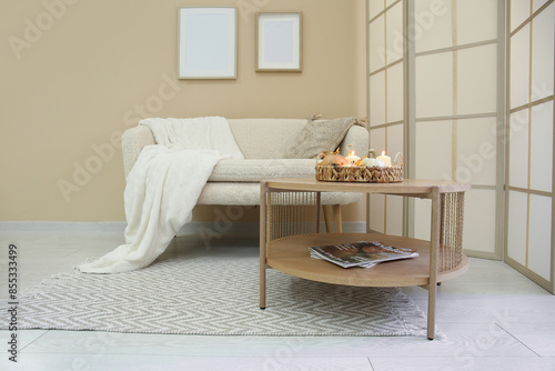 Modern interior of living r...
