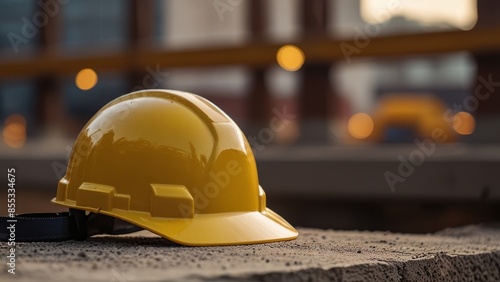 Hard Hat Hero: Ready for Construction (Labor Day Background)