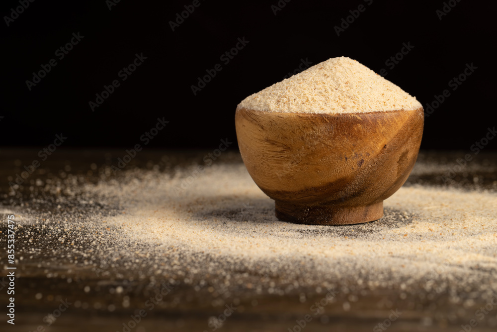 fresh crumbly bread crumbs from dehydrated white bread