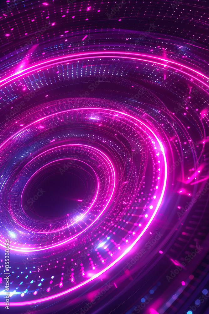 Elegant Purple and Black Circular Design Elegant Purple and Black Circular Design