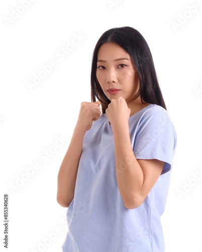 Portrait of young Asian wom...