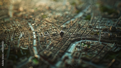 Wallpaper Mural Urban Cityscape Overhead Map Torontodigital.ca