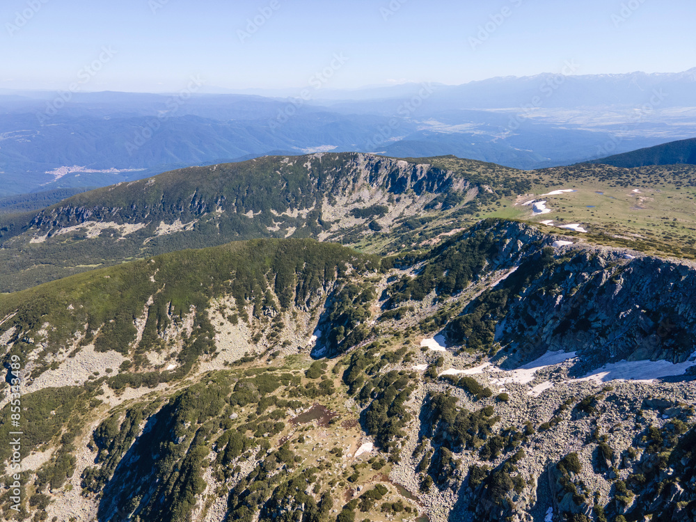 Landscape of Rila mountain near The Dead and The Fish Lakes, Bulgaria Landscape of Rila mountain near The Dead and The Fish Lakes, Bulgaria