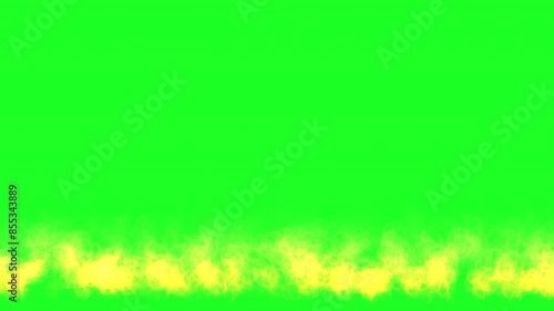 Wallpaper Mural Fire Flames On Green Screen Background Torontodigital.ca