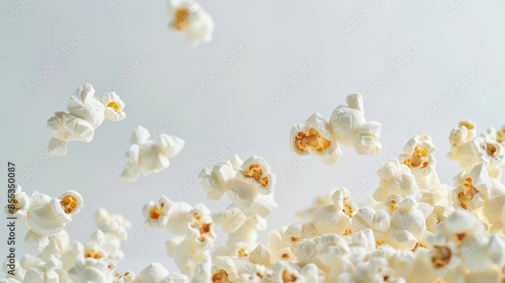 Popcorn in Motion: A Close-Up View of the Popping Process Popcorn in Motion: A Close-Up View of the Popping Process