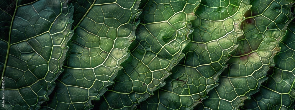 Obraz premium A leafy green leaf with a spot on it