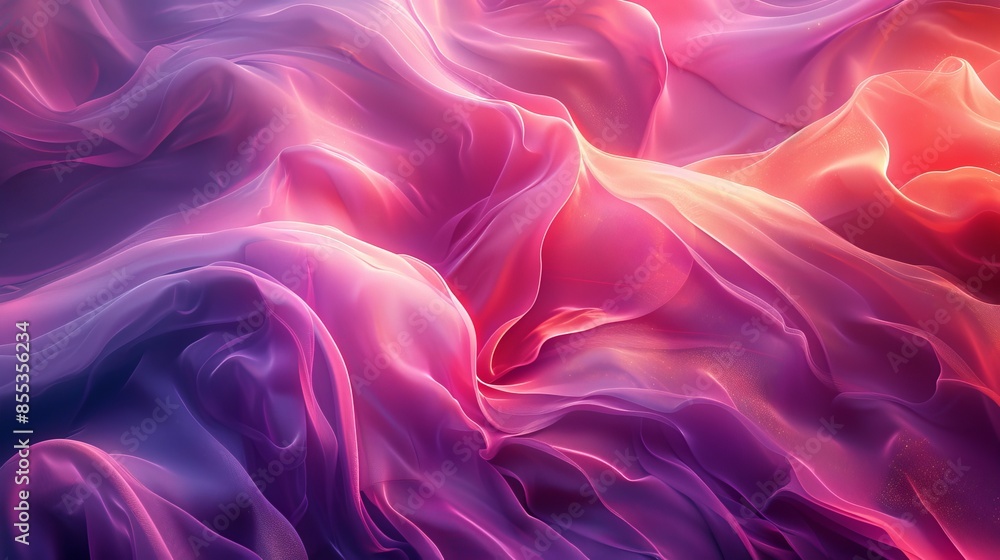 Abstract flowing fabric in shades of pink and purple Abstract flowing fabric in shades of pink and purple