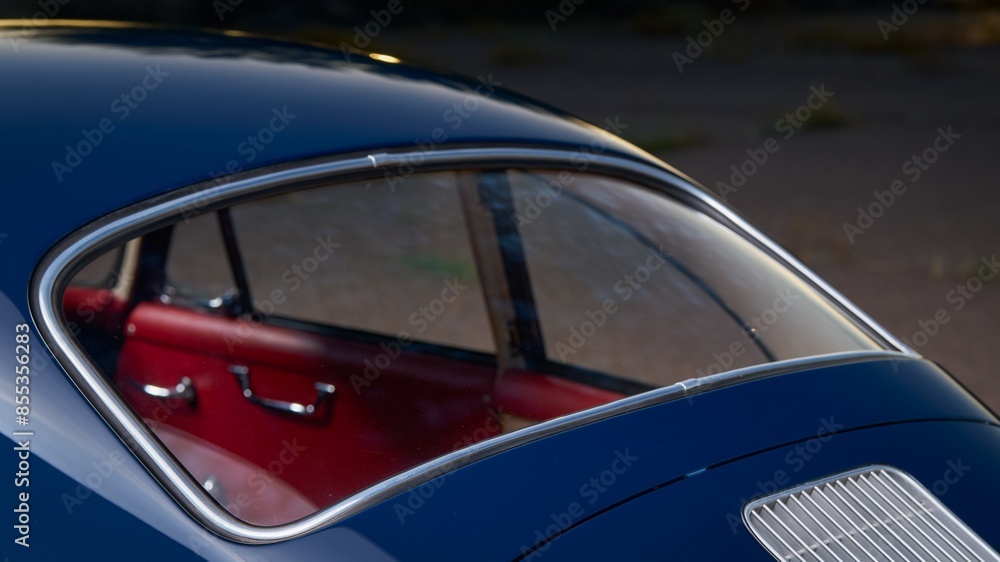 Rear window on a car
