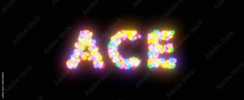Ace cinematic blurred bokeh lights heart shaped on black background, add or screen mode overlay Ace cinematic blurred bokeh lights heart shaped on black background, add or screen mode overlay
