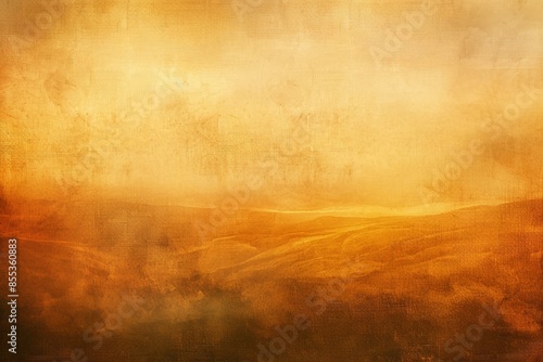 Serene Sunset Landscape Abstract Painting