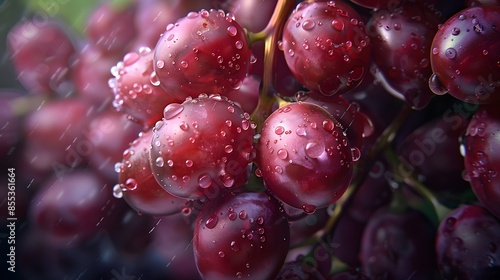 Trauben Weintrauben rot Früchte Frucht Obst Freisteller freiges.  photo