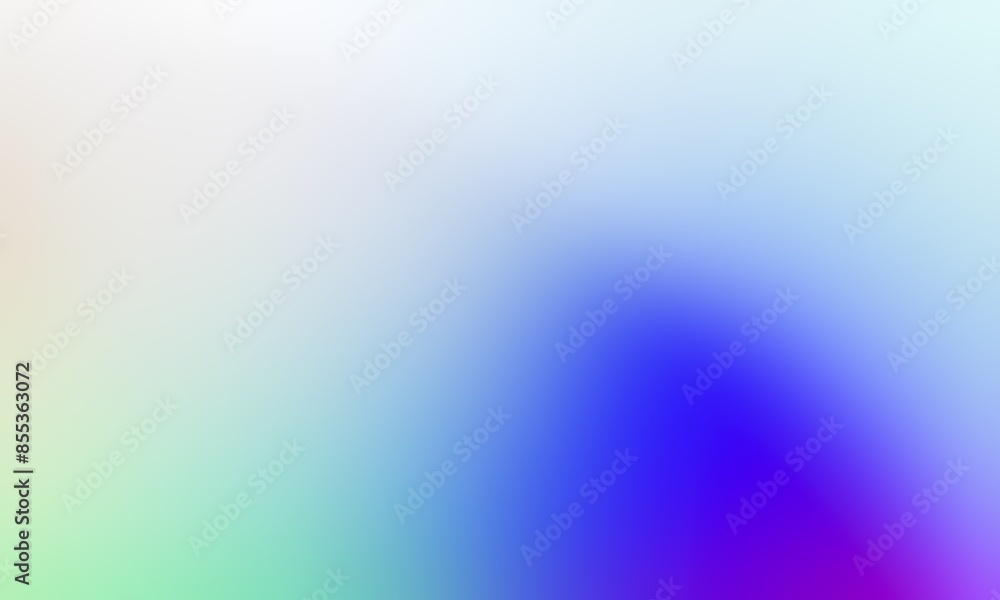 Fototapeta premium Abstract blurred background image of blue, green colors gradient used as an illustration. Designing posters or advertisements.