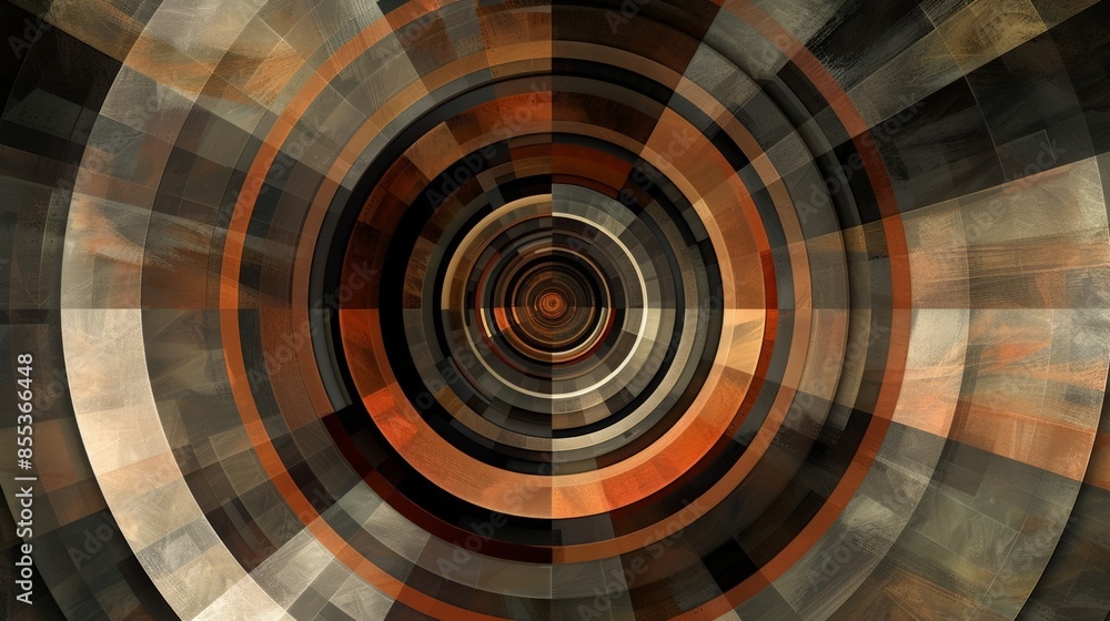 Fototapeta premium Abstract Art: Elevated Perspective