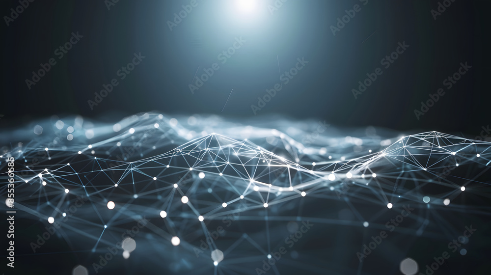 Obraz premium technology wave