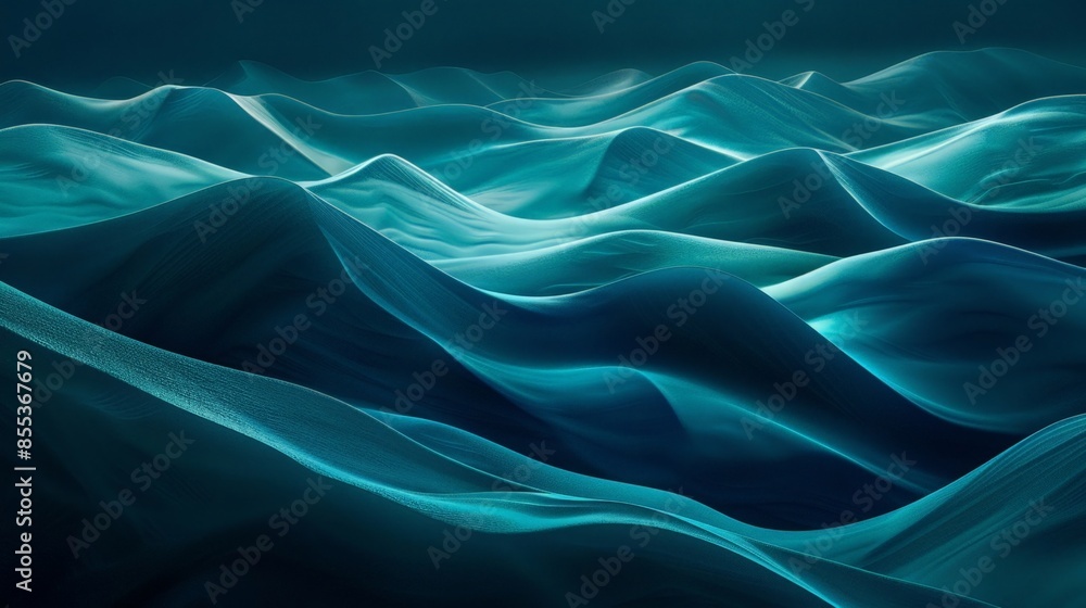 Serene Ocean Scapes with Abstract Wave Forms Serene Ocean Scapes with Abstract Wave Forms