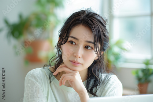 Free Download 悩んでいる女性 - GFXLoad