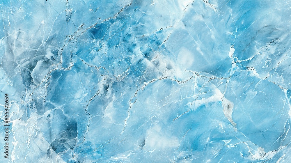 Obraz premium High Resolution Seamless Light Blue Marble Texture for Interior or Exterior Design, Ideal for Counter Tops