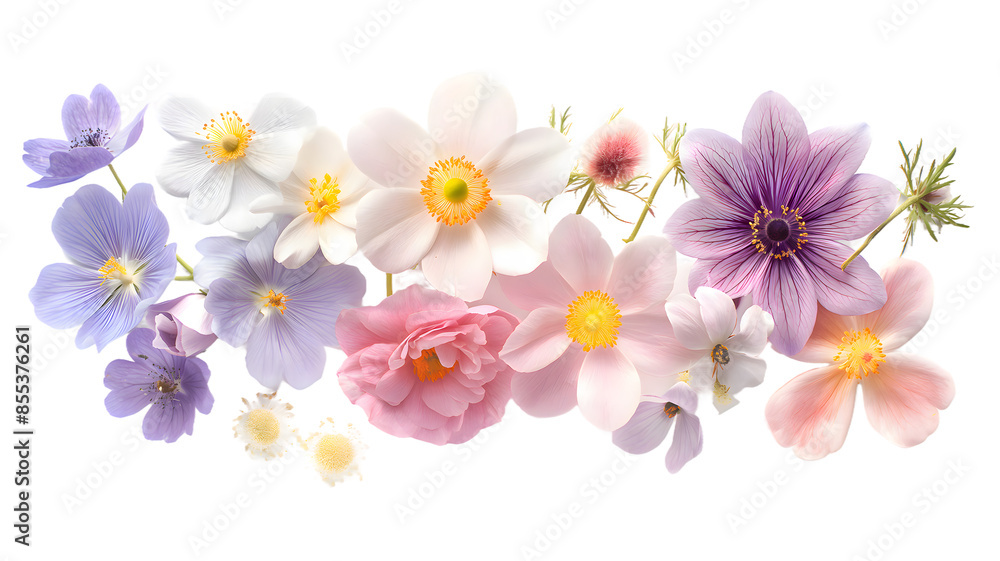 flowers on a white flowers on a white