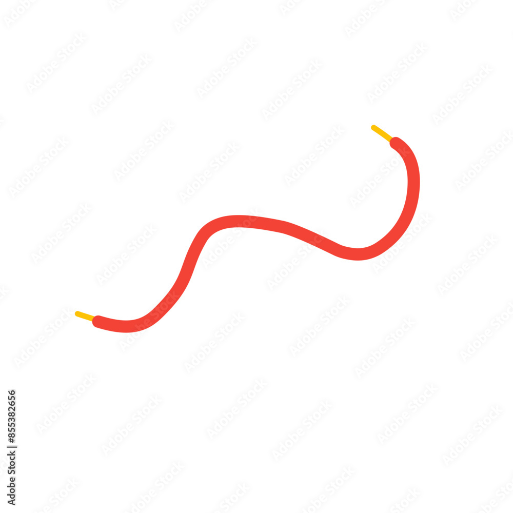 red shoelace element red shoelace element