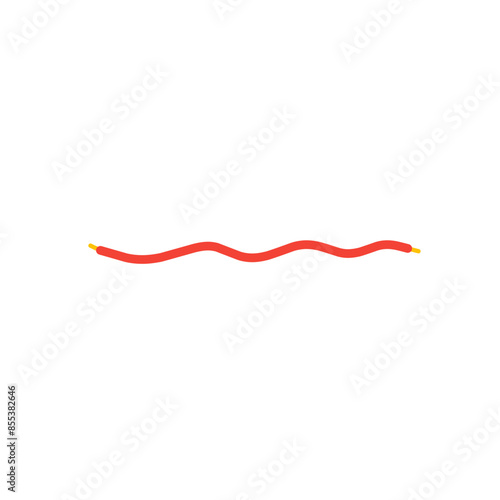 red shoelace element