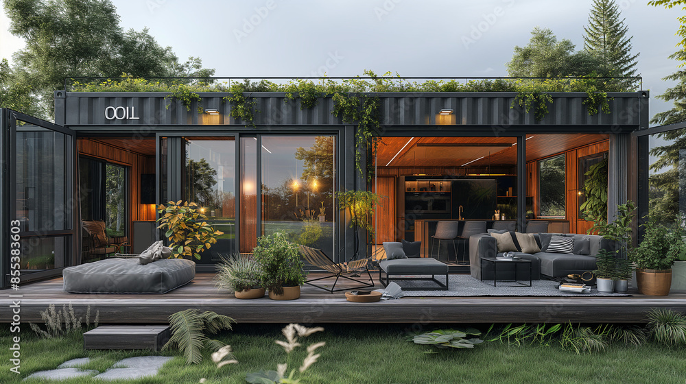 Obraz premium コンテナハウス
