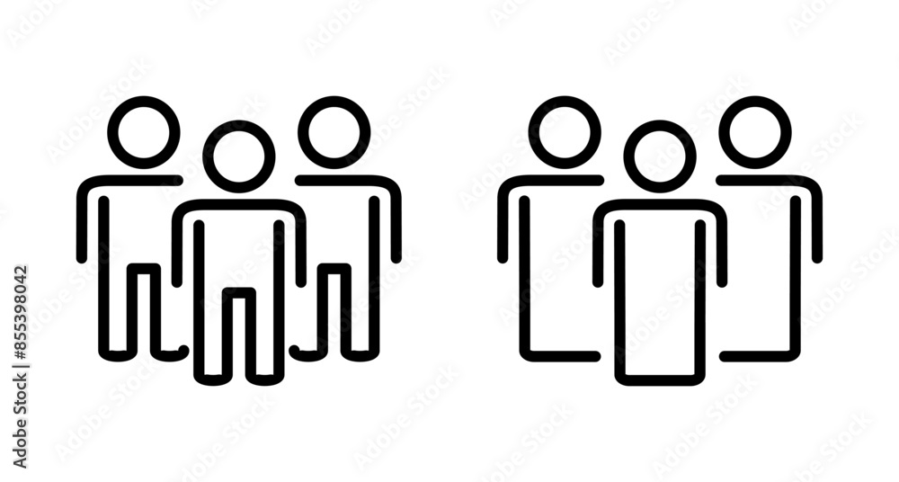 people icon vector isolated on white background. person icon. User vector icon people icon vector isolated on white background. person icon. User vector icon