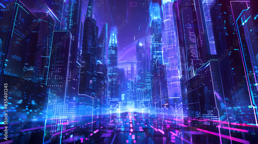 purple and blue light technology purple and blue light technology