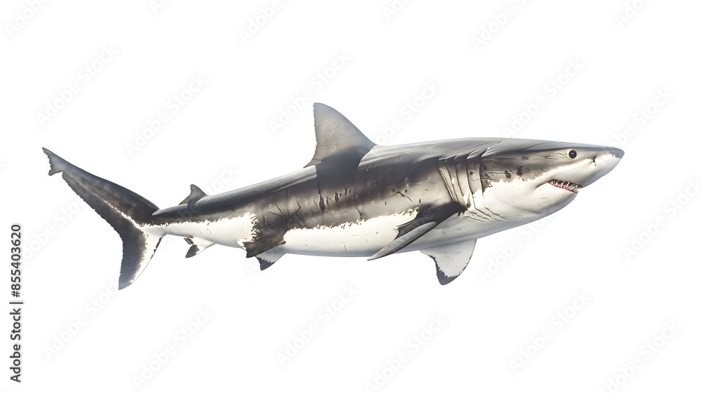 shark isolated on white shark isolated on white