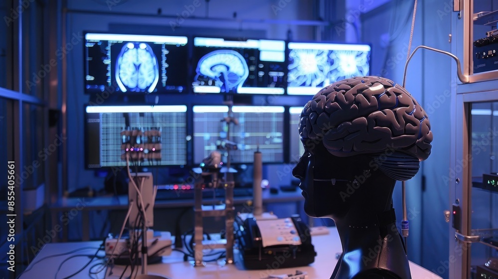 Platinum Neural Interface Research Center: Showing a research center ...